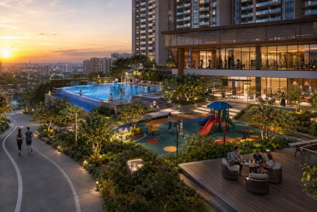 Luxury clubhouse and amenities at Adani Marq Gurgaon