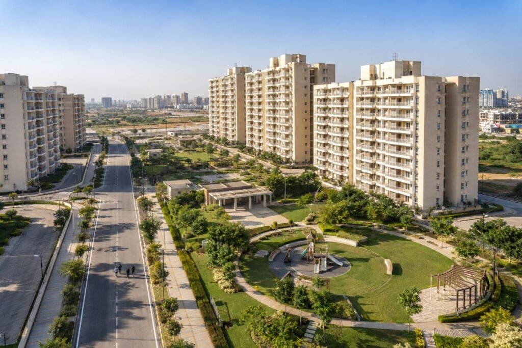 Affordable housing Gurugram modern residential apartment project
