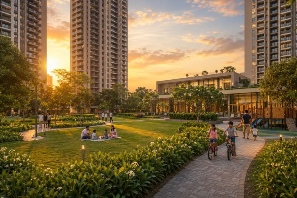 Family lifestyle at Ashiana Aaroham Gurgaon