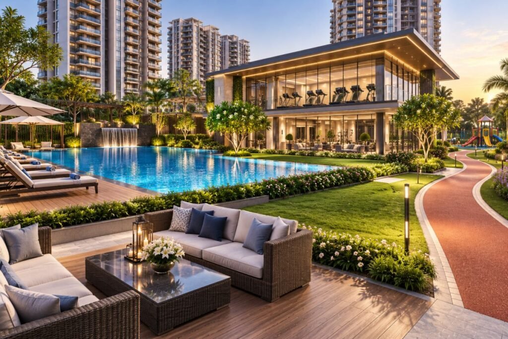 Elan The Presidential clubhouse and luxury amenities