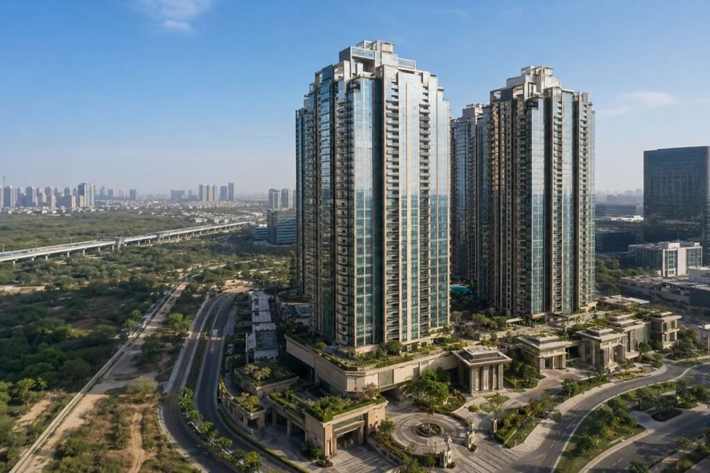 Elan The Presidential Gurugram luxury residential project exterior view