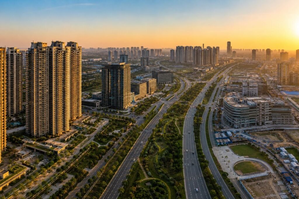 Luxury residential skyline around Dwarka Expressway Gurugram