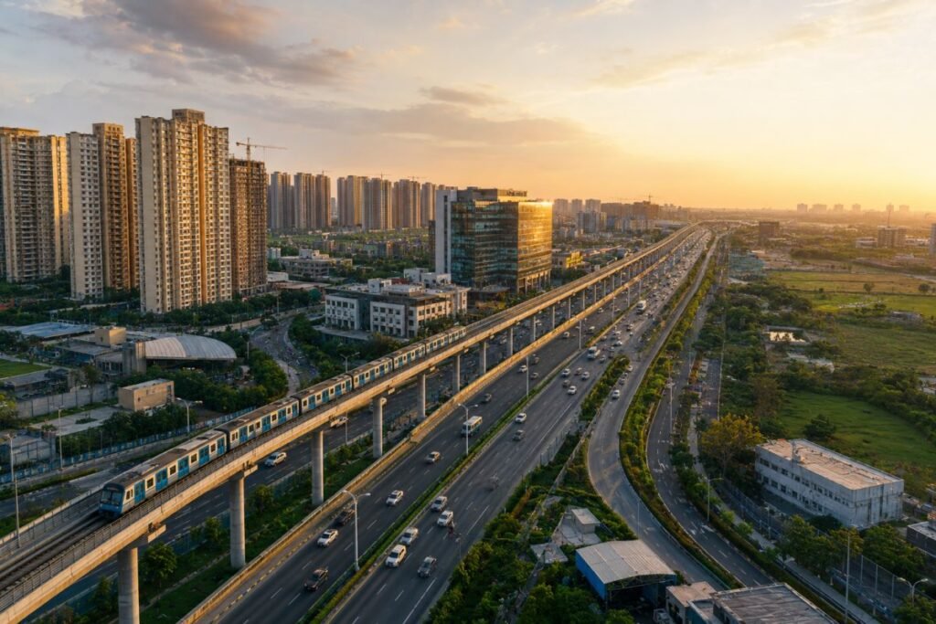 Connectivity and infrastructure influencing apartment rents in Gurgaon