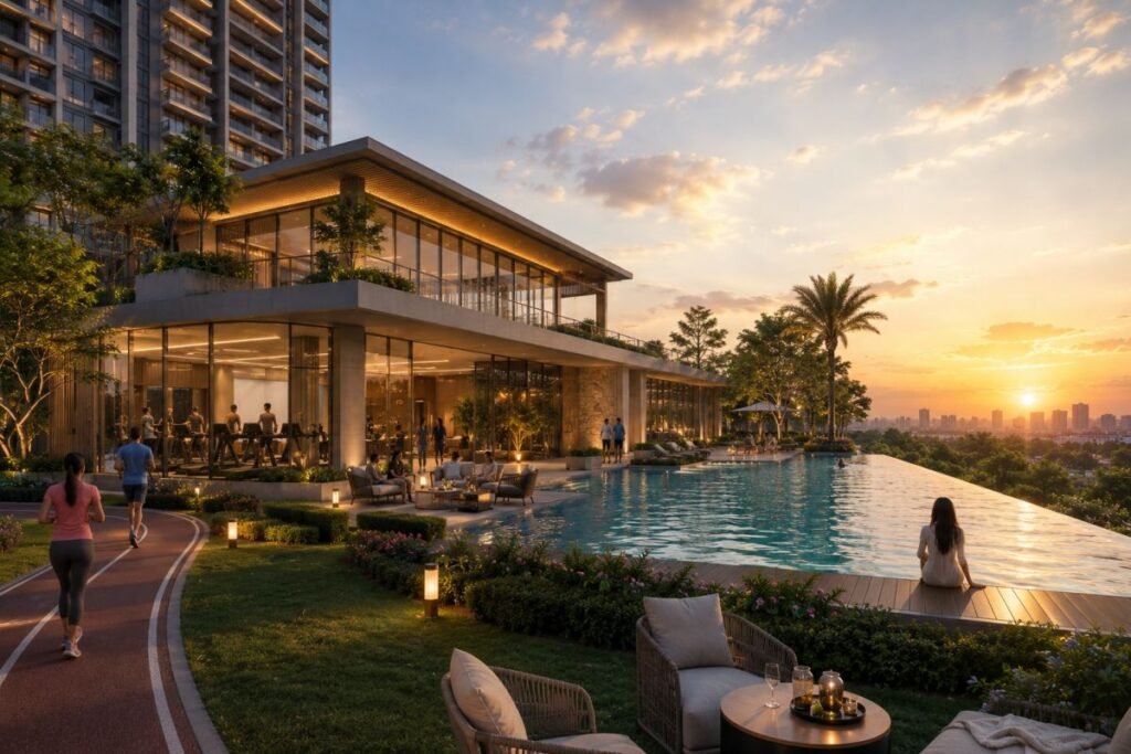 Godrej Miraya clubhouse swimming pool and lifestyle amenities