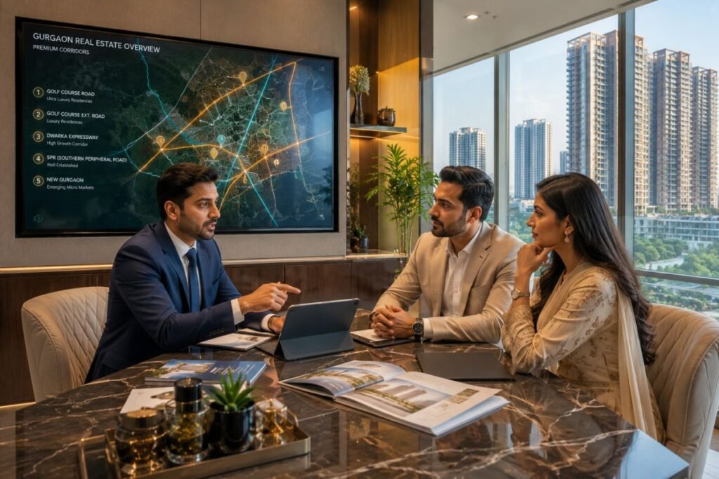 Investor reviewing Godrej Miraya Gurugram property investment