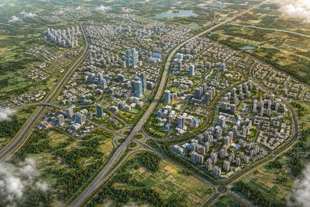 Residential corridors influencing flat price in gurugram