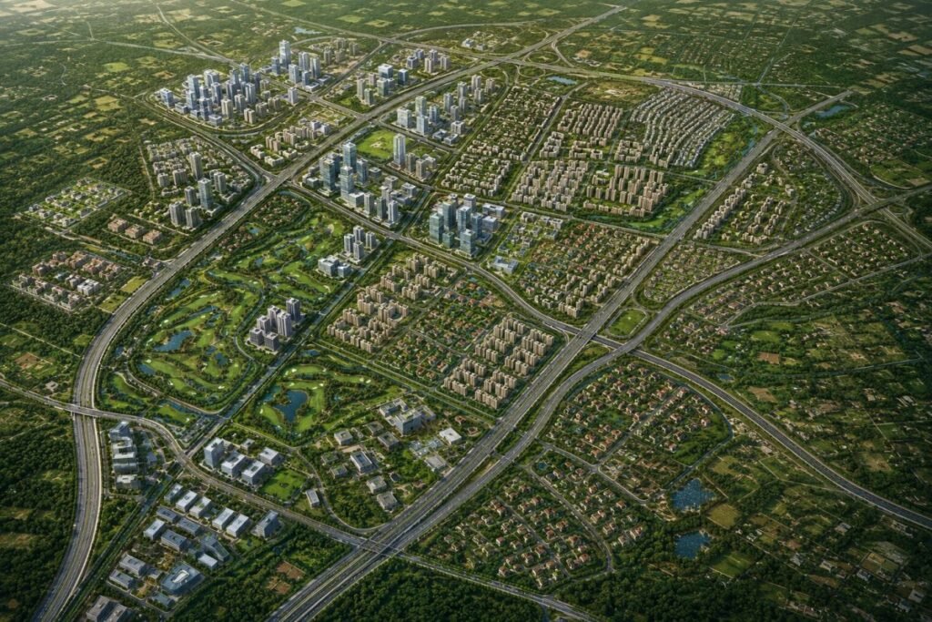 Major rental yield corridors in Gurugram including Golf Course Road and Dwarka Expressway