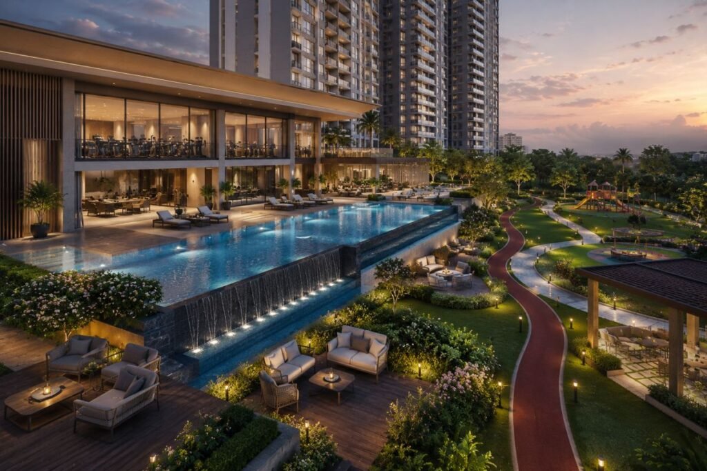 Luxury clubhouse and lifestyle amenities at Indiabulls Estate & Club