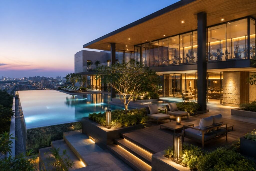 Krisumi Waterside Residences clubhouse and amenities