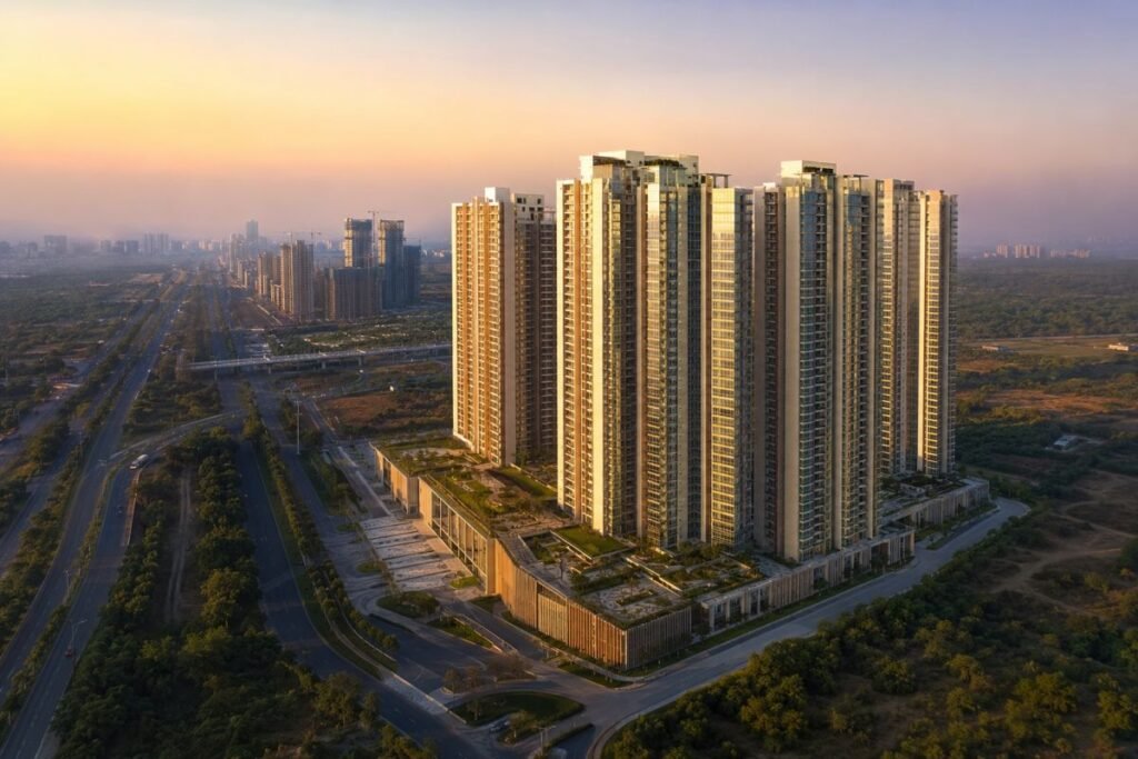 Krisumi Waterside Residences luxury apartments on Dwarka Expressway Gurugram