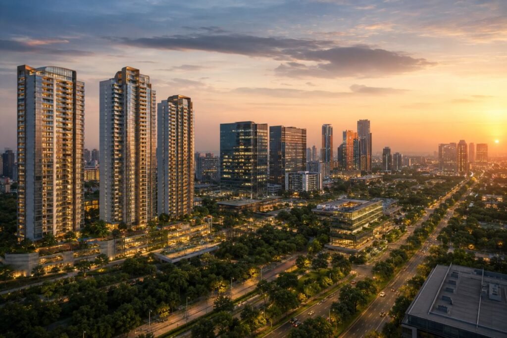 Oberoi Three Sixty North investment review and Gurugram skyline