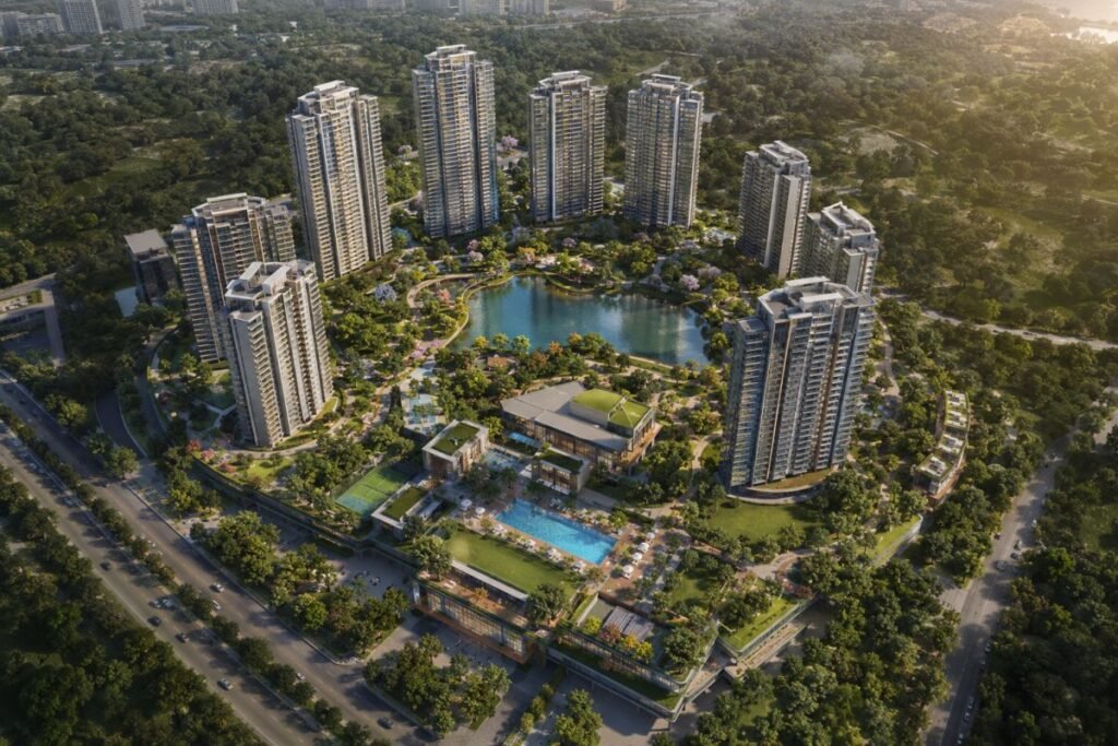 Master planning and landscape design at Oberoi Three Sixty North