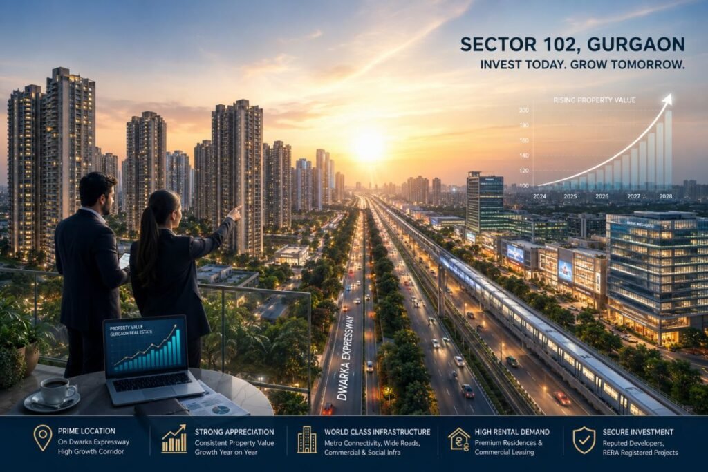 Investment potential of  Sector 102 Gurugram property