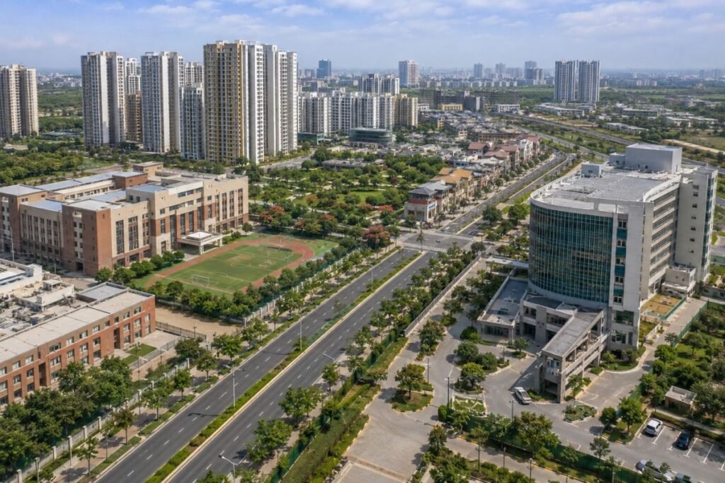 Schools hospitals and lifestyle infrastructure near Sector 104 Gurugram