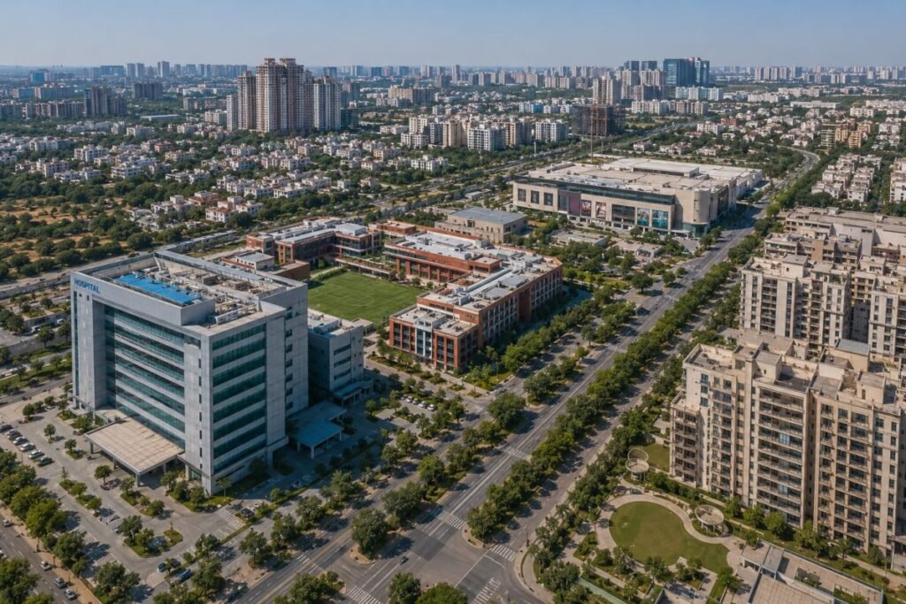 Schools hospitals and lifestyle amenities near Sector 33 Gurugram