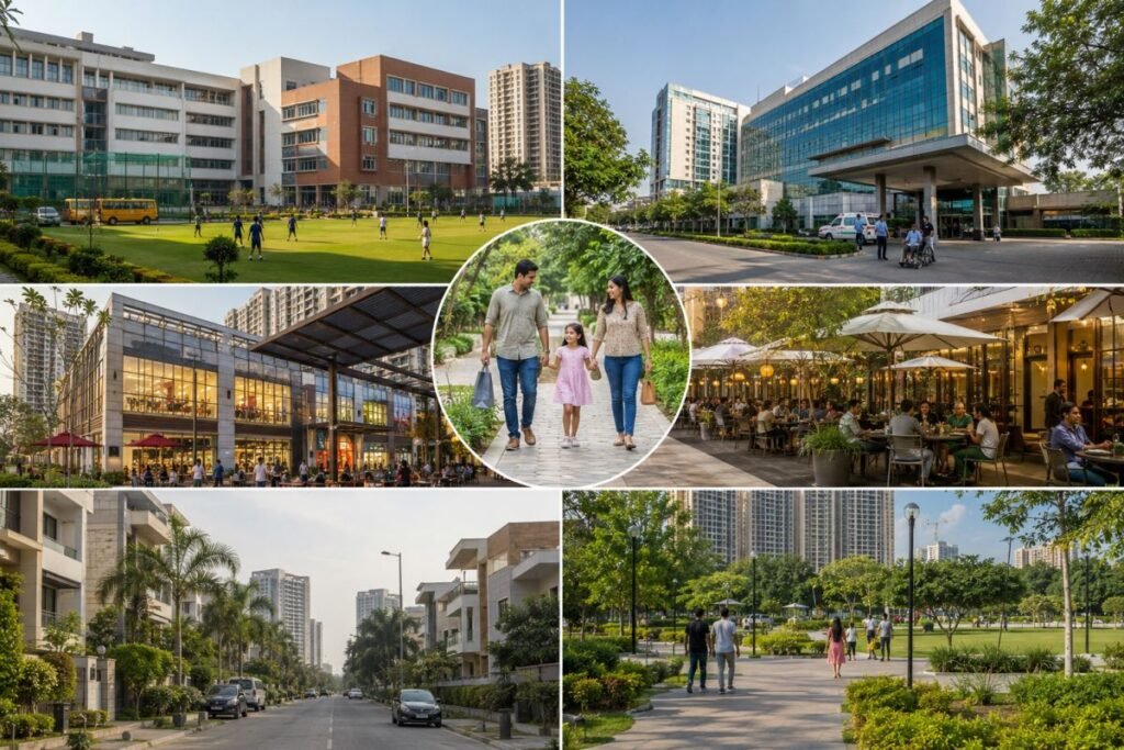 Schools hospitals and retail infrastructure near  Sector 92 Gurugram