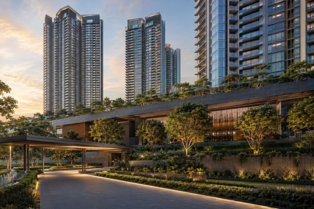 Shapoorji The Dualis luxury residential towers in Gurugram