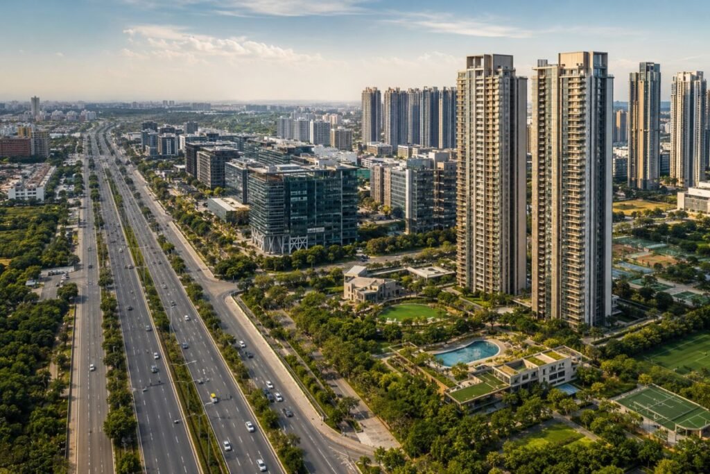 Shapoorji The Dualis location near Sohna Road Gurugram