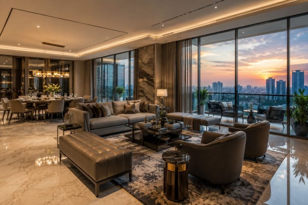 Luxury apartment interior at Silverglades The Legacy Gurgaon