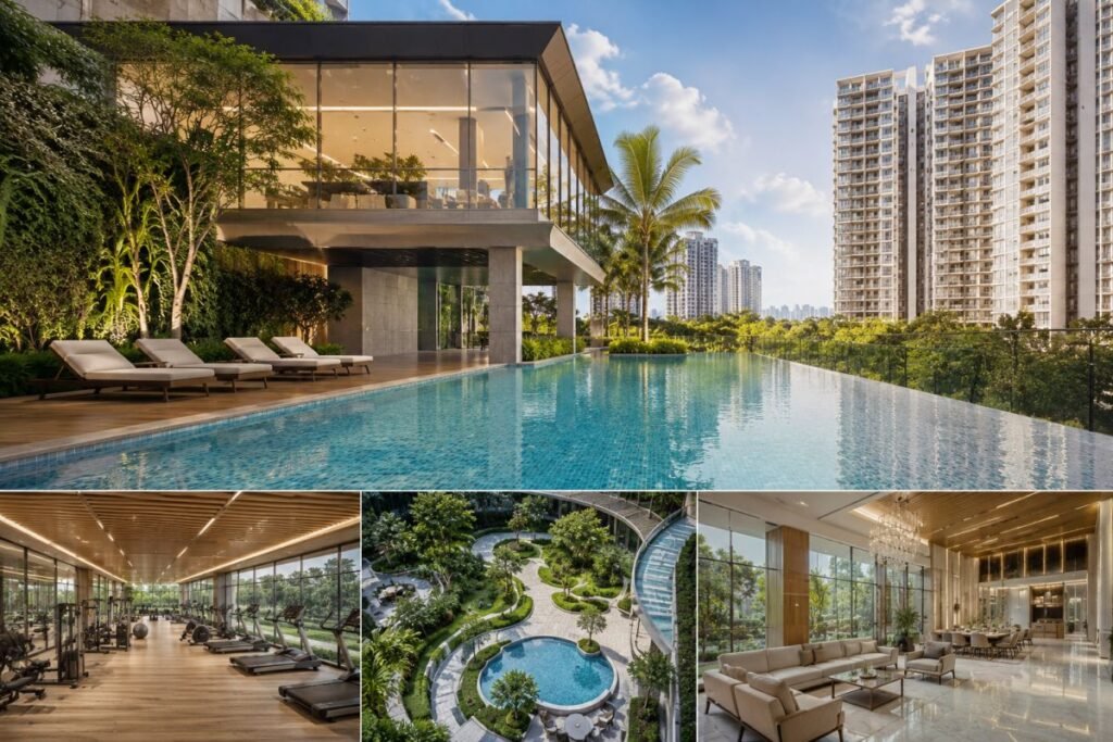 Luxury clubhouse and lifestyle amenities at Smartworld One DXP
