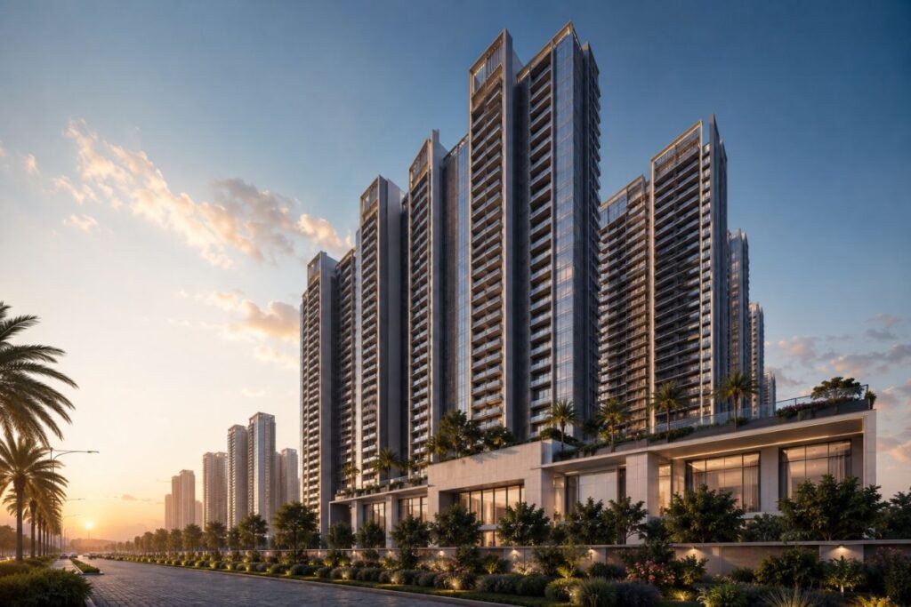 Smartworld One DXP premium residential towers on Dwarka Expressway Gurugram