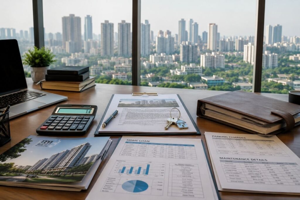 Total property buying cost beyond registration charges in Gurugram