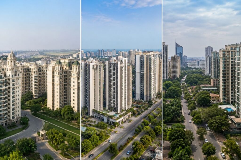 ATS Triumph price and value comparison with Gurugram residential projects