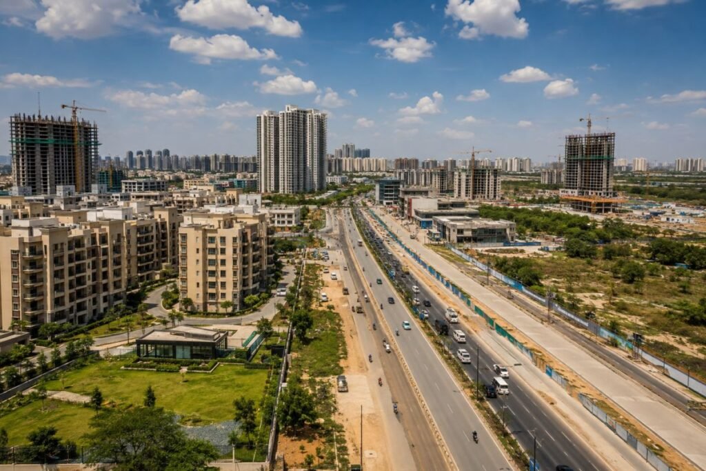 ATS Triumph residential corridor showing infrastructure and development trade-offs