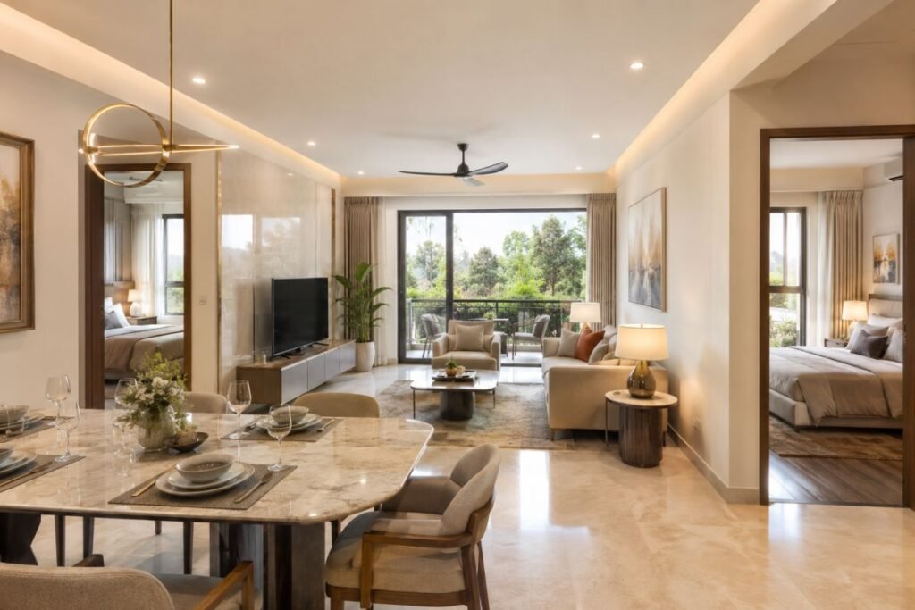 Birla Navya 3 BHK and 4 BHK floor plan space utilisation
