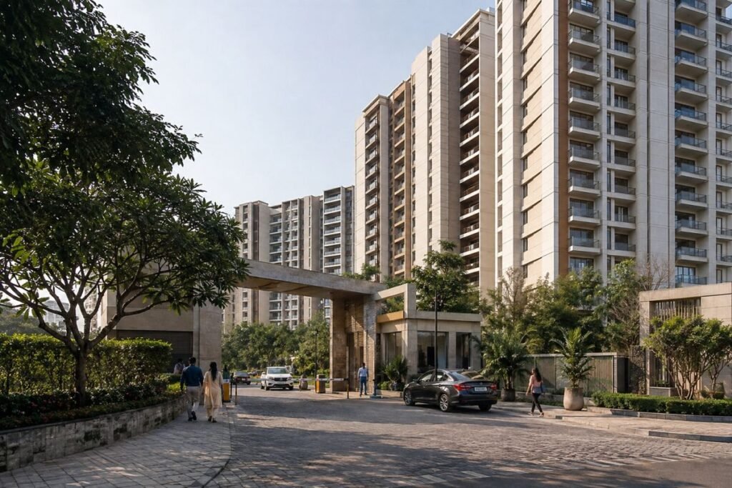 Premium apartment towers representing BPTP Gaia Residences price positioning in Gurugram