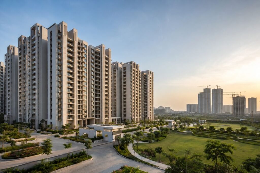 BPTP Verti Greens modern residential towers along Dwarka Expressway