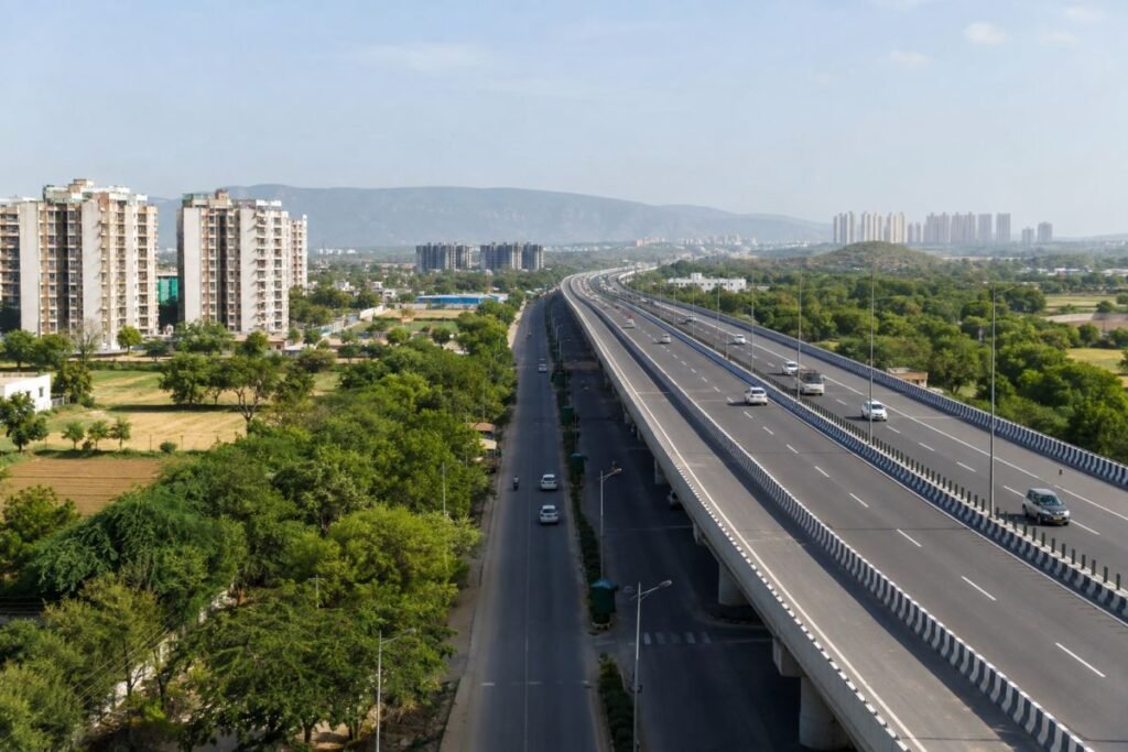 Gurgaon Sohna Elevated Corridor near Central Park Flower Valley