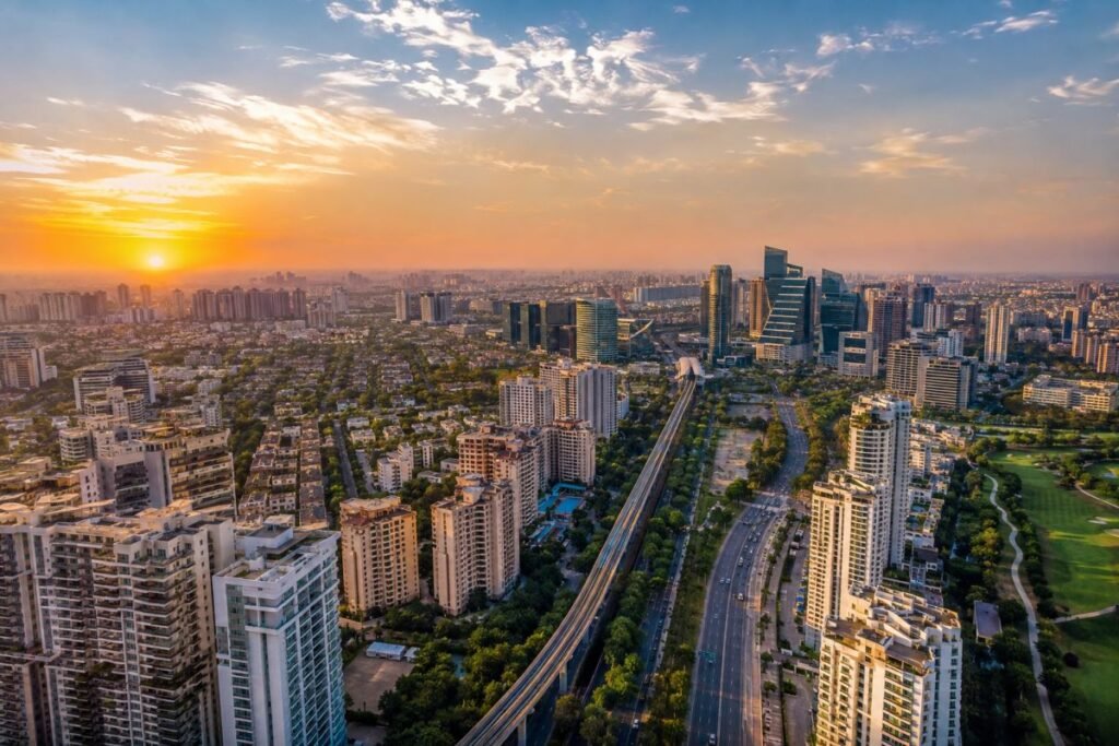 DLF luxury residential projects across Gurugram including Golf Course Road, SPR and Dwarka Expressway