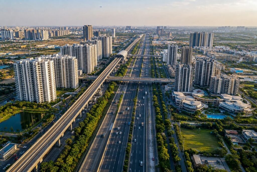 Dwarka Expressway connectivity near BPTP Amstoria Sector 102 Gurugram