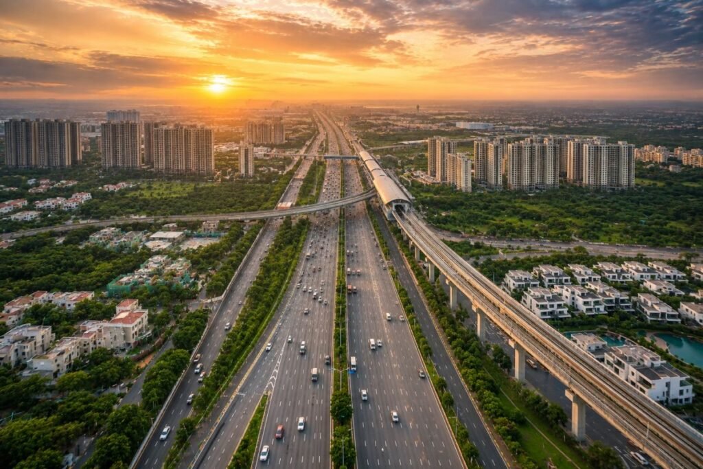 Dwarka Expressway luxury residential developments and infrastructure