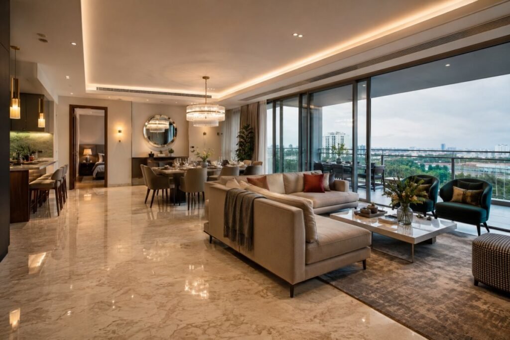 Experion The Trillion 3 and 4 BHK luxury apartment floor plan concept