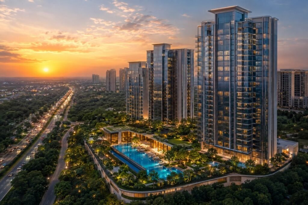 Godrej Astra Sector 54 Golf Course Road luxury apartments