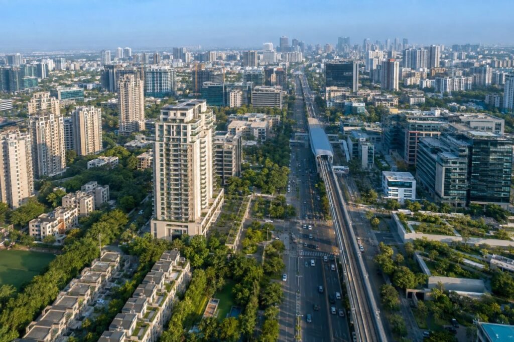 Golf Course Road Sector 54 Gurgaon connectivity near Godrej Astra