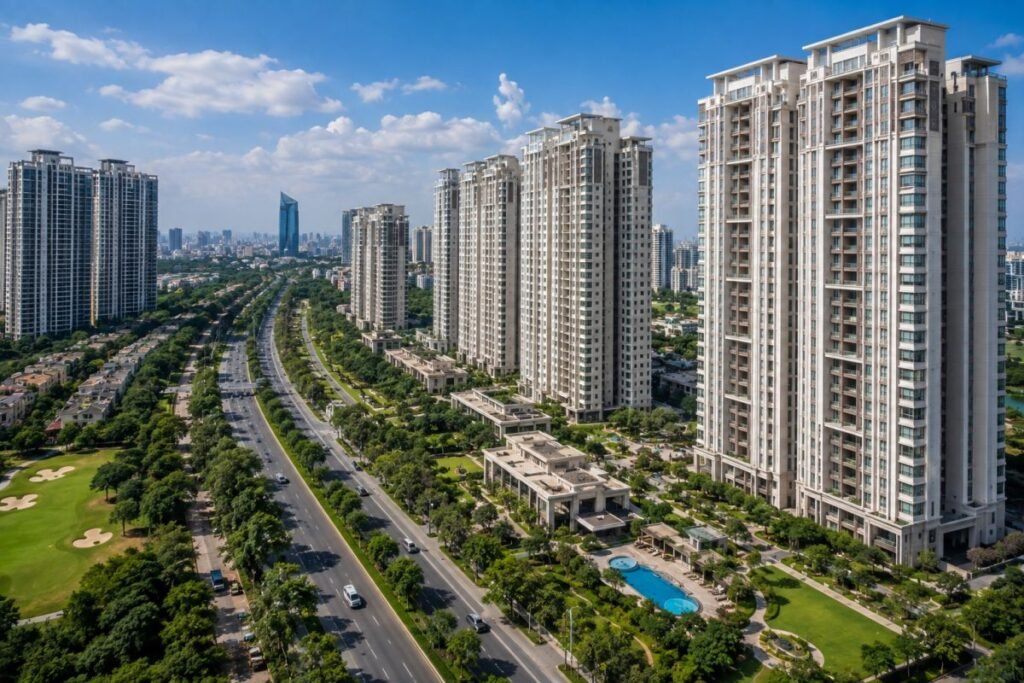 Luxury residential developments on Golf Course Extension Road Gurugram