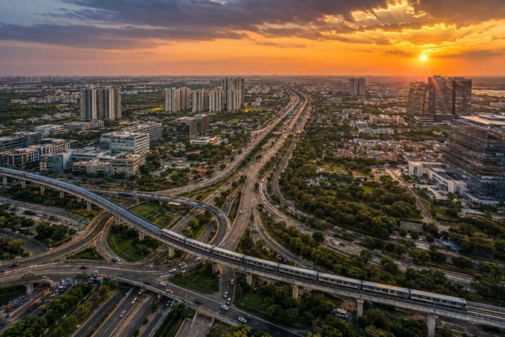 Modern infrastructure driving Gurugram real estate growth