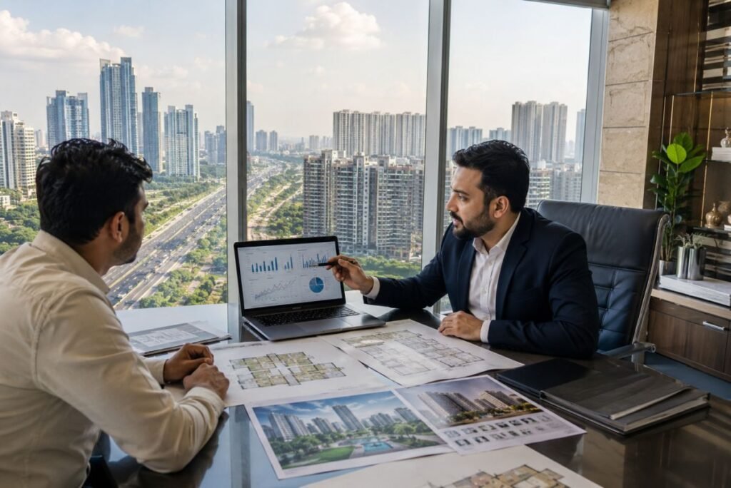property in Gurugram vs Noida