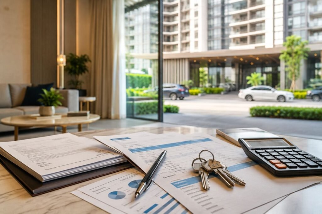 Rental apartment costs in Gurugram including maintenance parking and security deposit