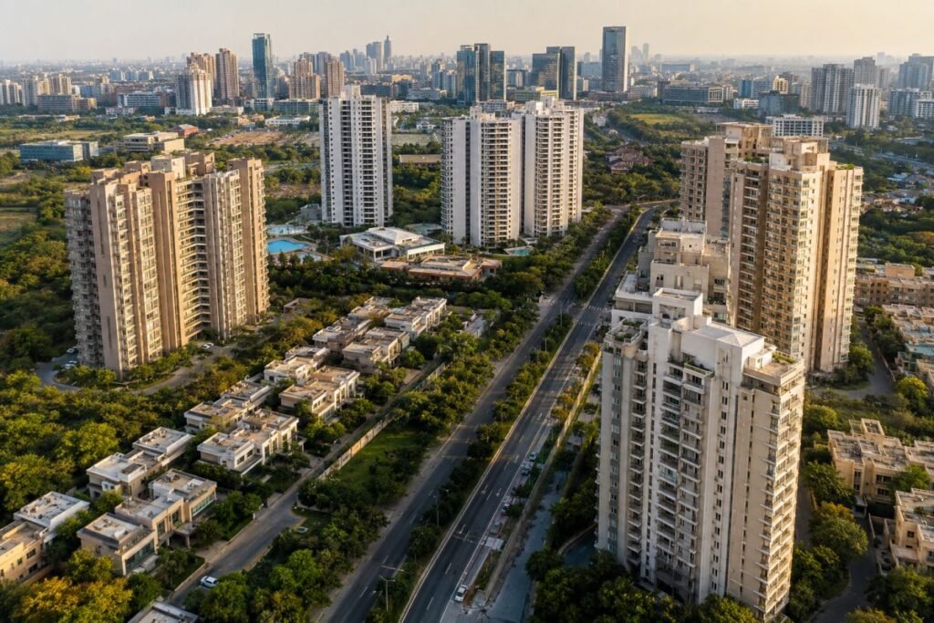 Gurugram rental market 2026 with modern residential towers