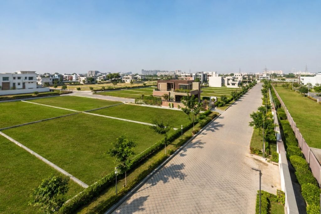 Residential plot in a planned Gurugram plotted development