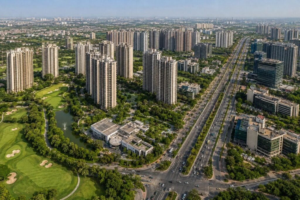 M3M Golf Estate Sector 65 location on Golf Course Extension Road Gurugram