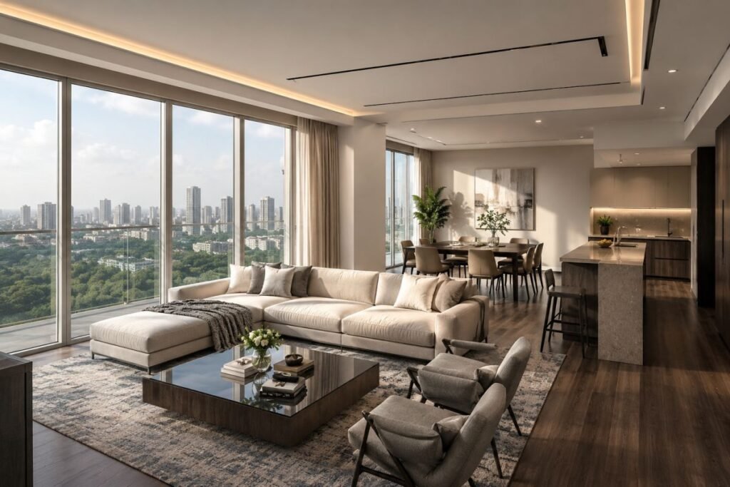 Ready-to-move luxury apartment in Gurugram.