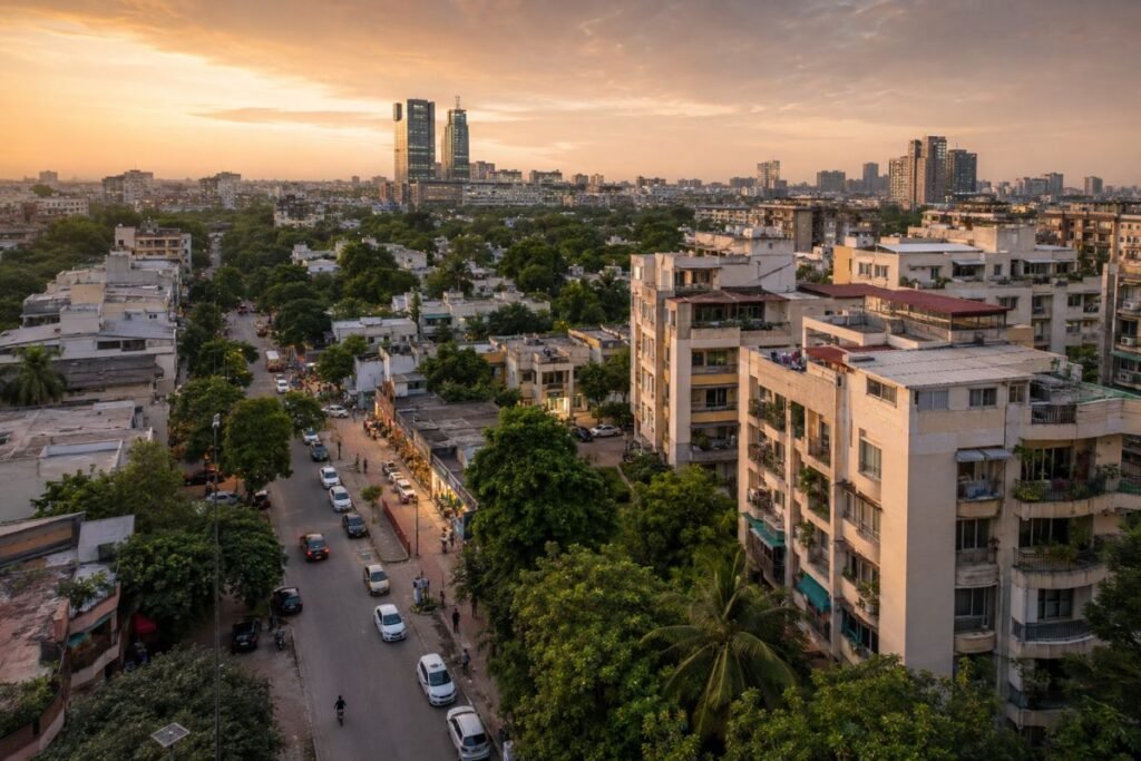 Established Sector 15 Gurugram residential community with greenery and amenities