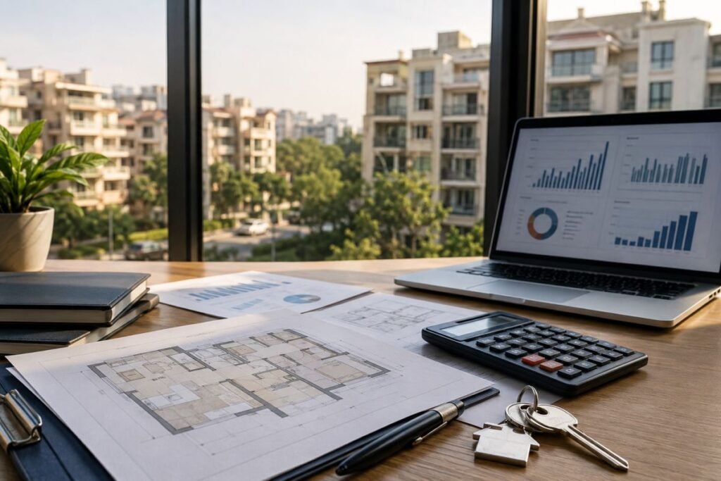 Sector 17 Gurugram property price analysis and residential investment