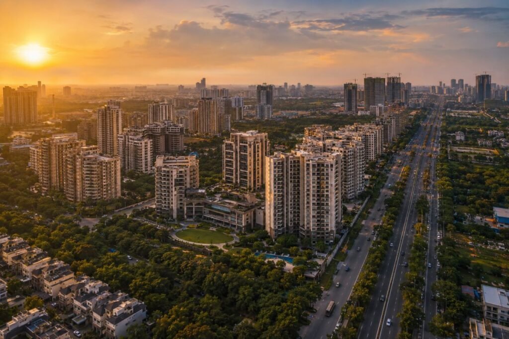 Sector 69 Gurugram residential skyline representing its 2026 investment outlook