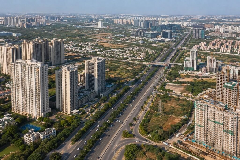 Sector 69 Gurugram connectivity with Golf Course Extension Road and surrounding urban corridors
